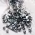 Glass High Quality Dark Black Rice Beads Diy Handmade Beaded - Square beads gray blue 4mm hole diameter about 1mm 10g/pack about 110 pieces