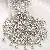 Glass High Quality Dark Black Rice Beads Diy Handmade Beaded - Silver 4mm, hole diameter about 1mm, 10g/pack, about 150 pieces