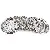 Glass Mixed Set Rice Beads Tool Box Diy Handmade Beaded - Bracelet ring thickness 0.6mm diameter 6cm electroplated white K color 100 rings/pack (48g)