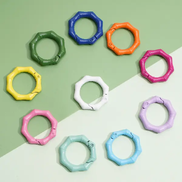 Bamboo ring 29mm 5 pcs/pack,chaincharmsupply.com