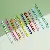Colorful Alloy Multi-shaped Keychain Ring Spring Buckle Diy Accessories Jewelry - Tail chain, width about 4mm, wire diameter 0.8mm, length about 5cm, mixed color, 30 pieces/pack