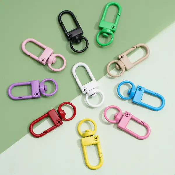 Key chain door buckle width 12mm length 33mm 10 pcs/pack,chaincharmsupply.com