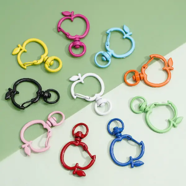 Apple 37x24mm 5pcs/pack,chaincharmsupply.com
